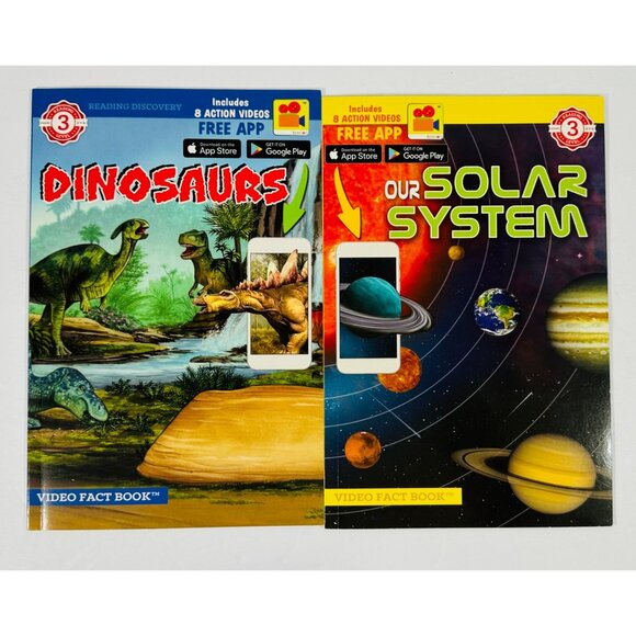 Usborne & Scholastic Science Kids Books Bundle Light & Mirrors Nighttime Dinosau - Picture 4 of 5